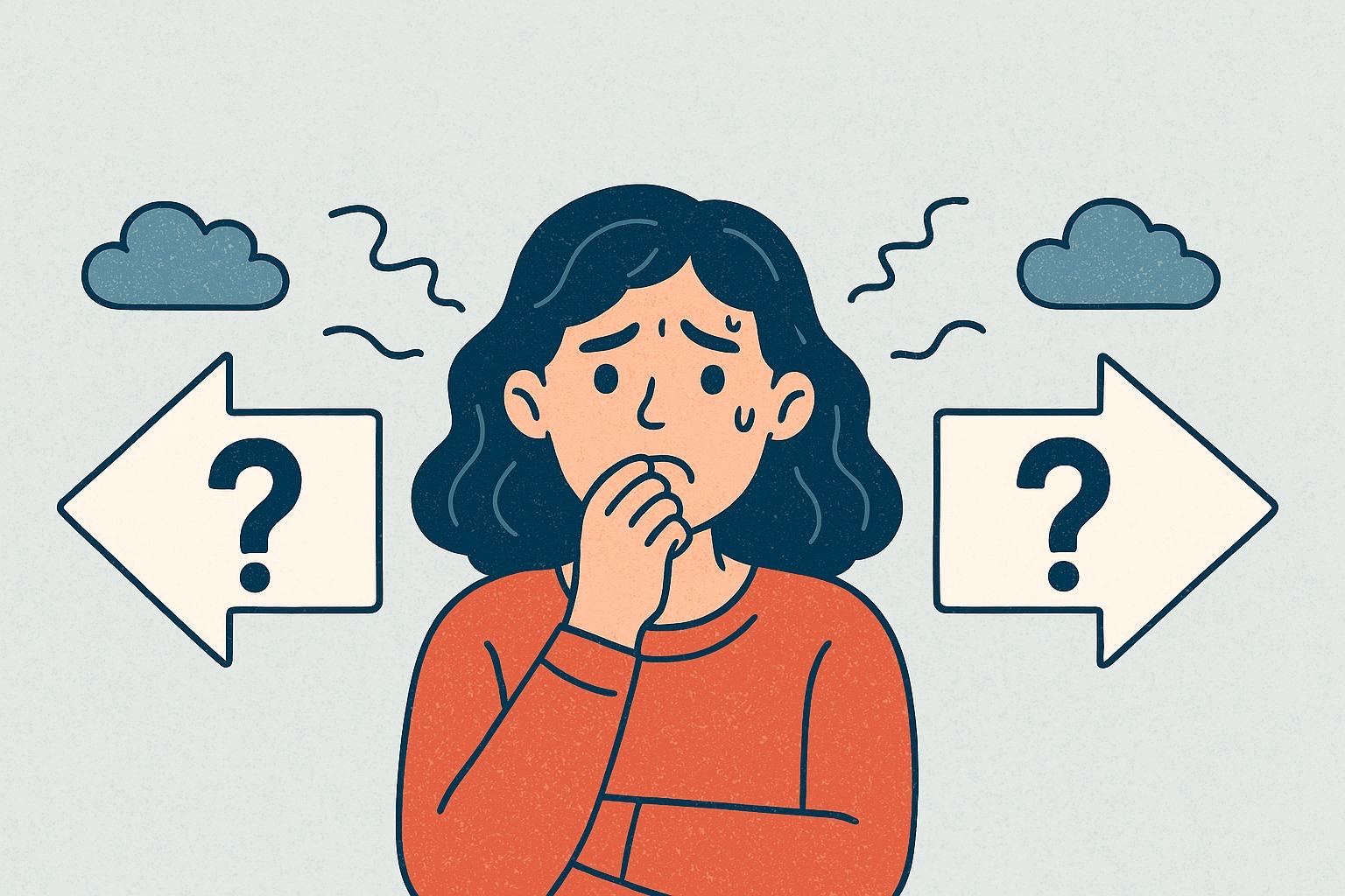 آیا در انتخاب کردن و تصمیم گیری دچار اضطراب می شوید؟